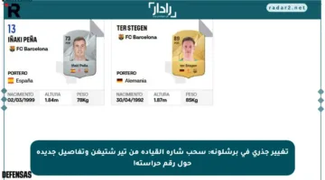 تغيير جذري في برشلونة: سحب شارة القيادة من تير شتيغن وتفاصيل جديدة حول رقم حراسته!
